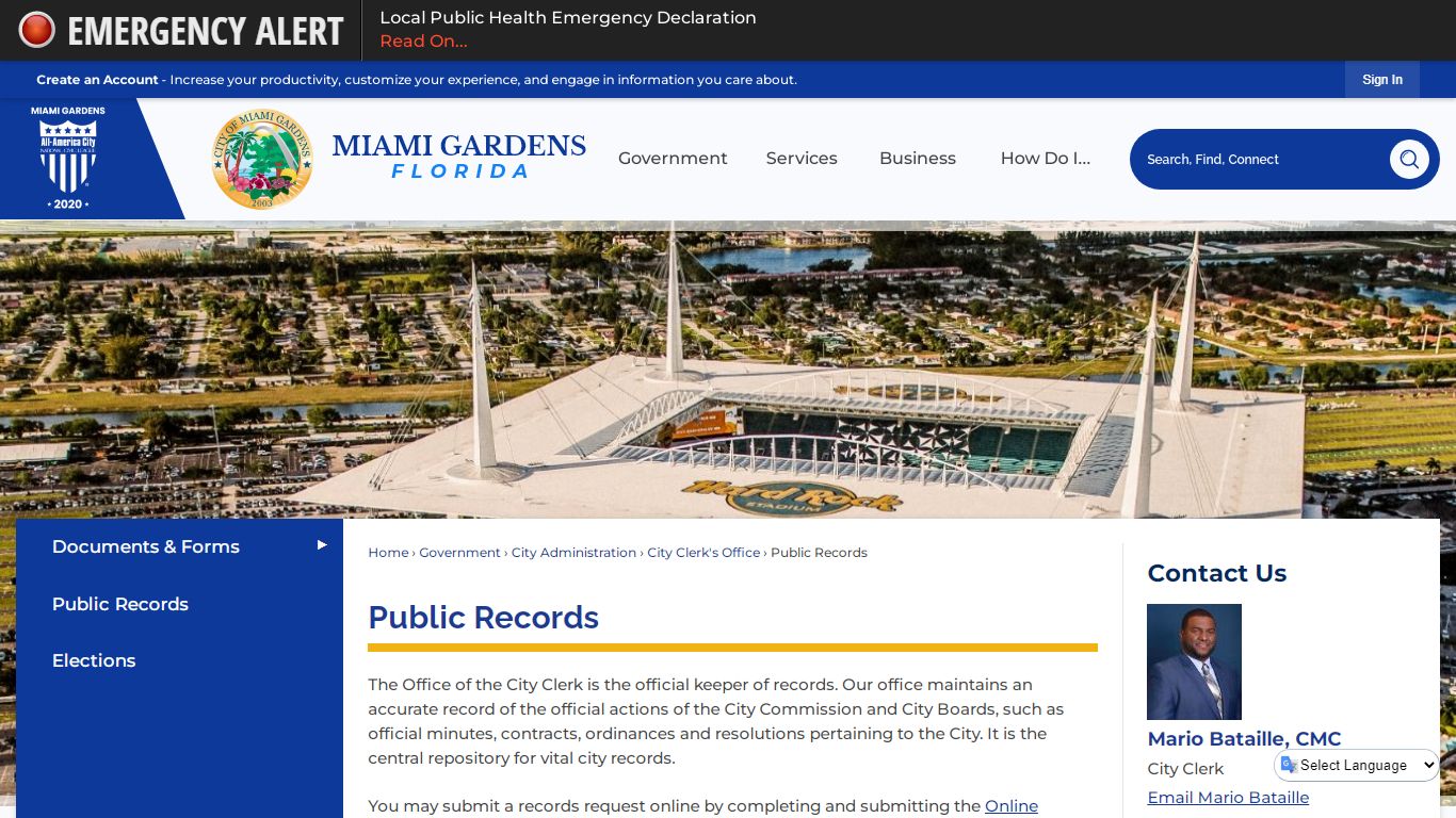 Public Records | Miami Gardens, FL